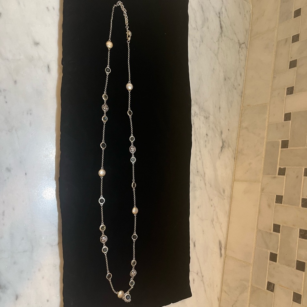 Brighton Elegant Silver & Black Necklace